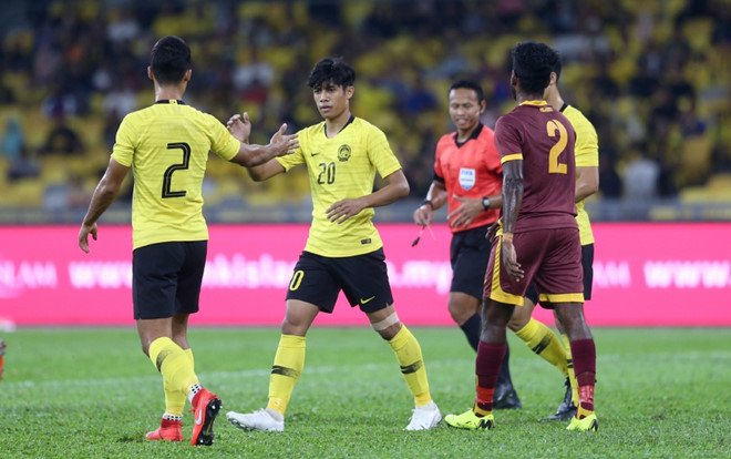 Syafid của Malaysia thể hiện tinh thần quyết tâm trước Việt Nam