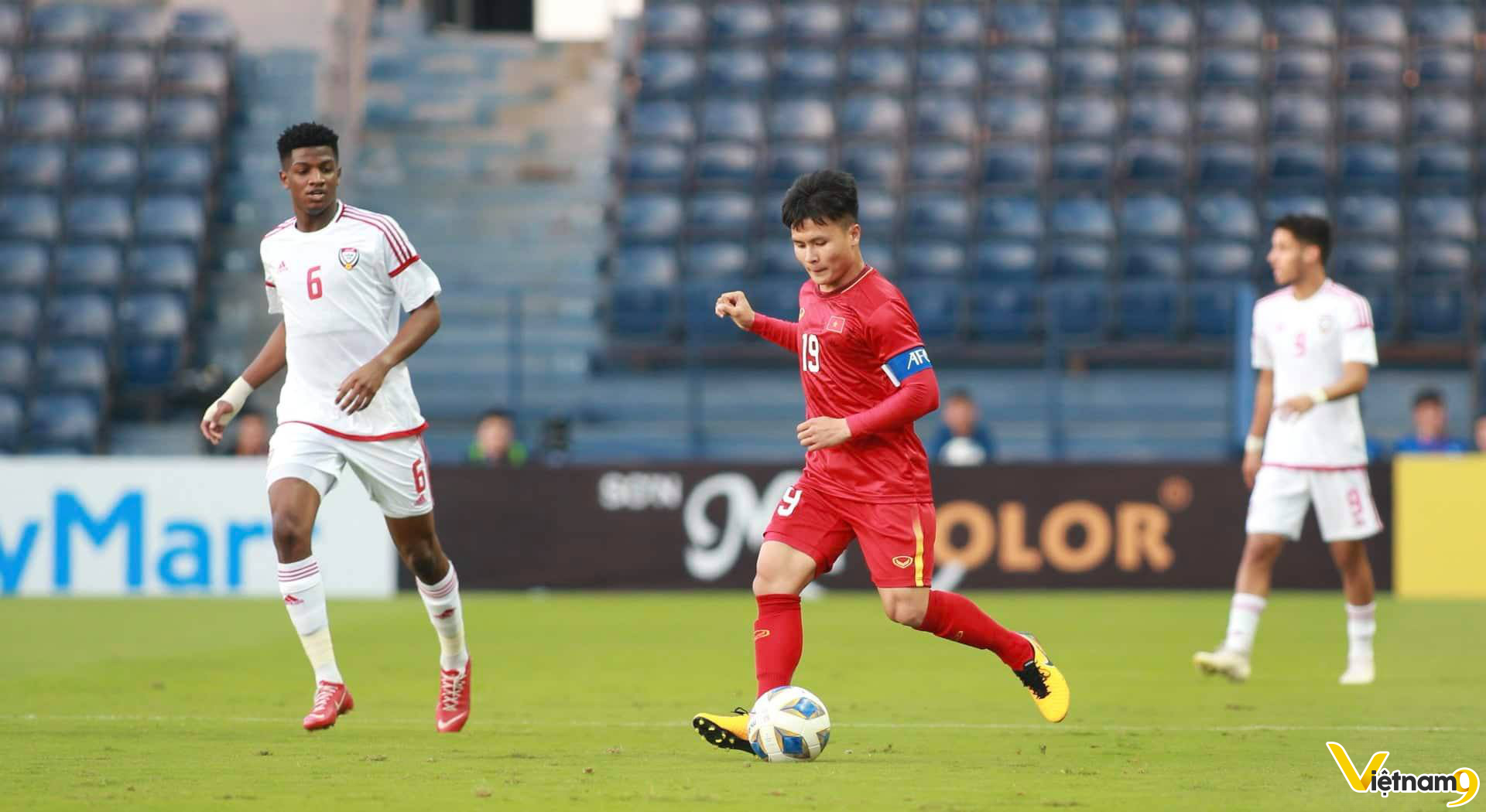 U23 UAE - Quang Hải và U23 Việt Nam đã gặp khó- Việt Nam 9